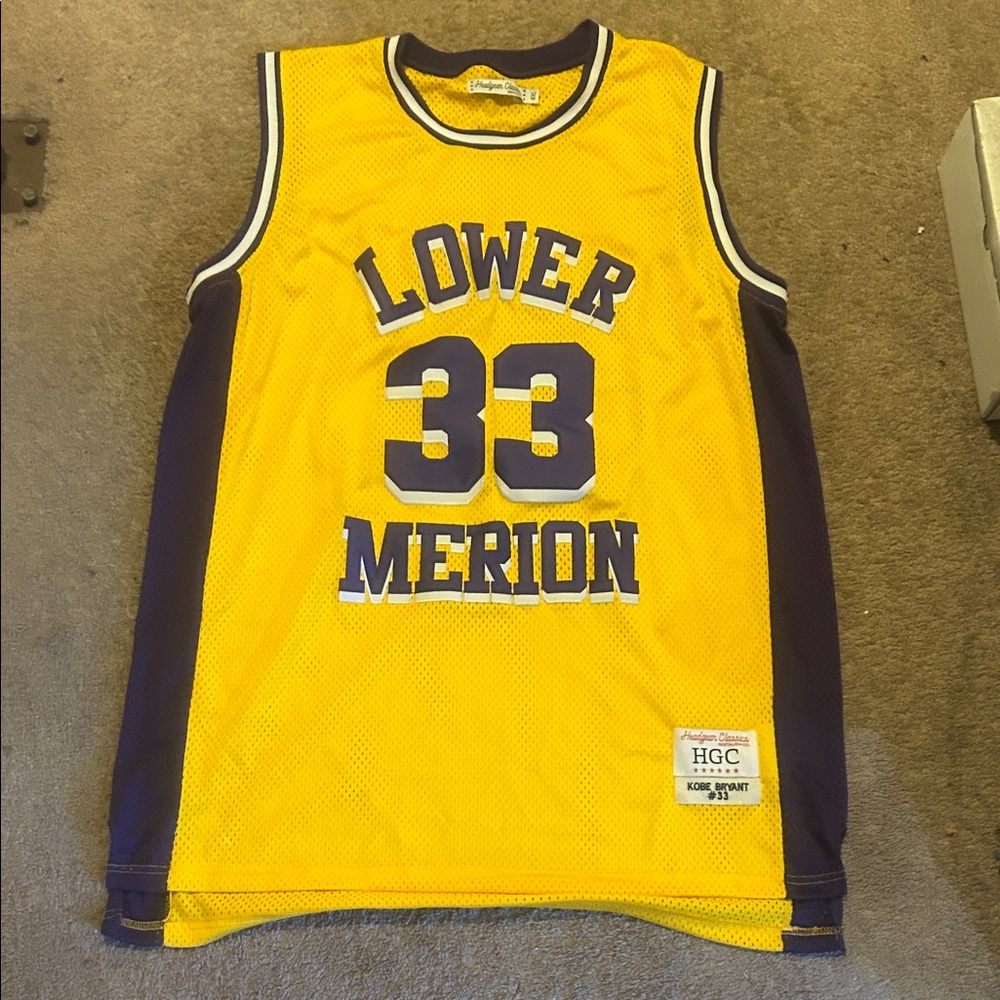 HGC Kobe Bryant Yellow and Purple Jersey
